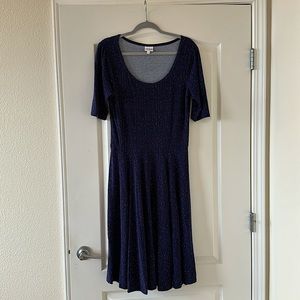 Beautiful Nicole dress in Navy Blue! It’s starry night design!